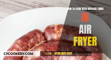 Crispy, Healthy Deer Sausage Links: Air Fryer Mastery