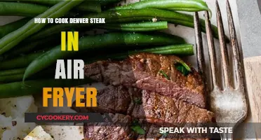 Crispy, Tender: Air Fryer Denver Steak Mastery