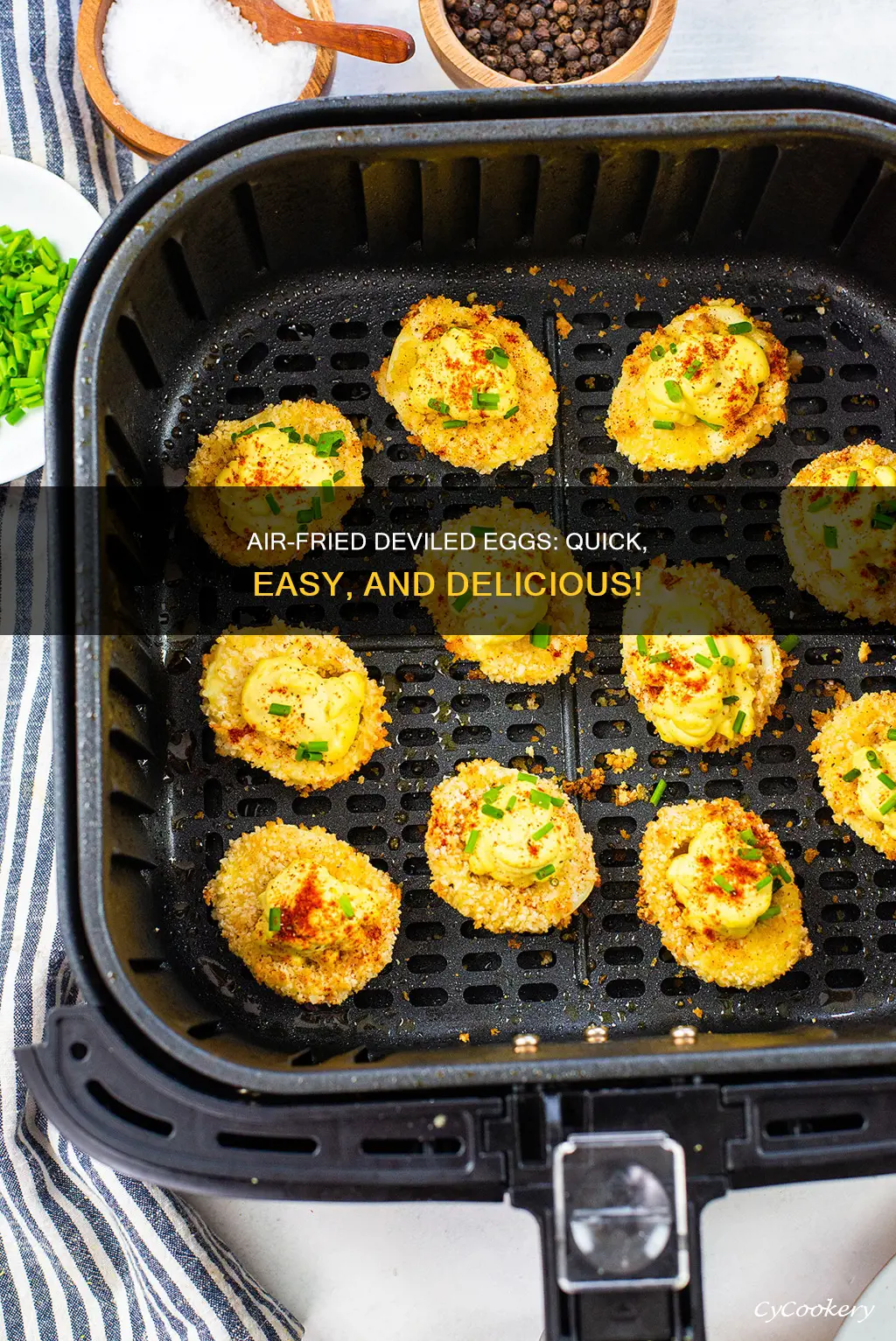 how to cook deviled eggs in air fryer