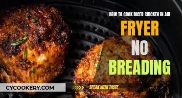 Crispy Chicken Delight: Air Fryer Diced Chicken Without the Breading