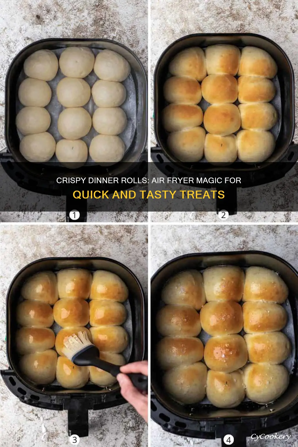 how to cook dinner rolls in air fryer