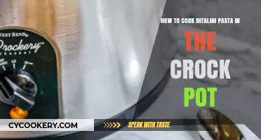 Crock Pot Ditalini: An Easy, Tasty Treat