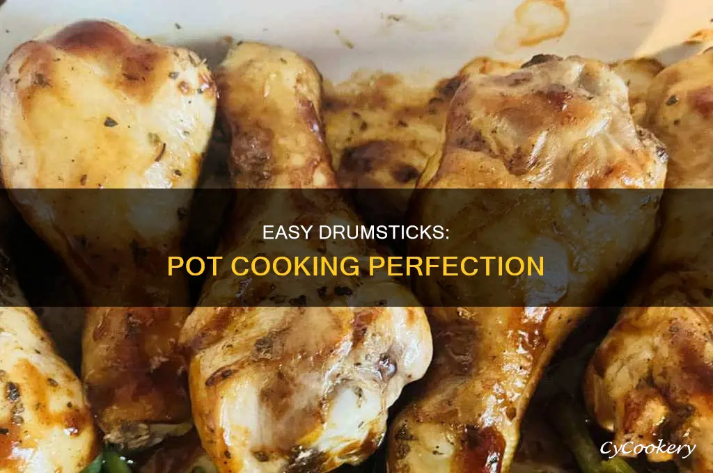 how to cook drumstcks on pot