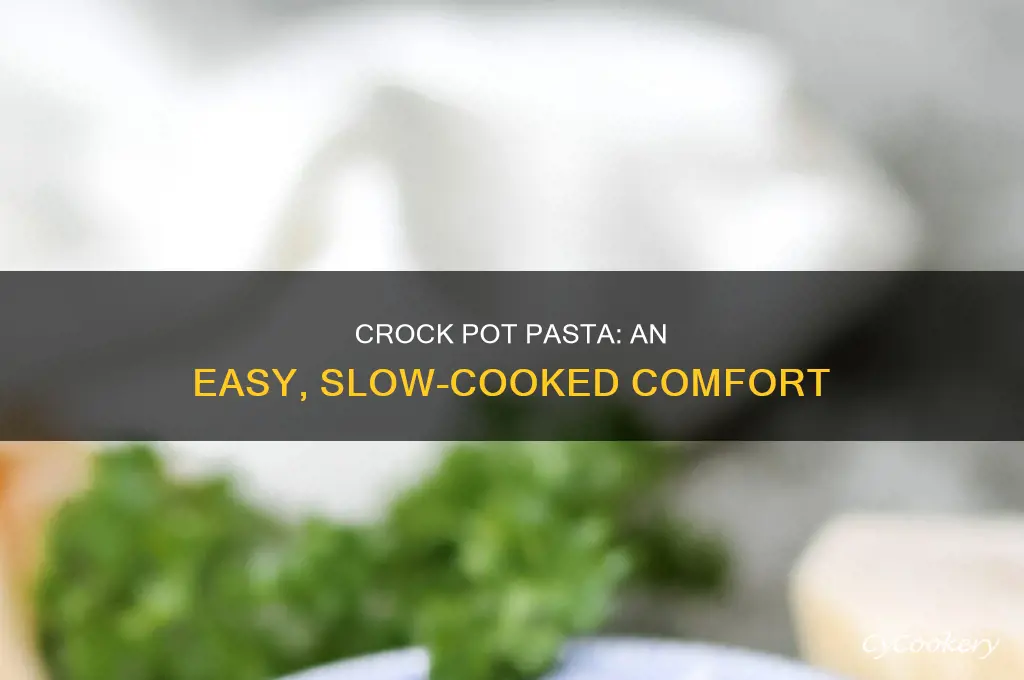 how to cook dry pasta in a crock pot
