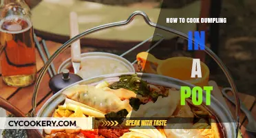 Steamy Dumplings: Pot Cooking Perfection