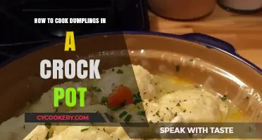 Crock-Pot Cooking: Delicious Dumplings Made Easy