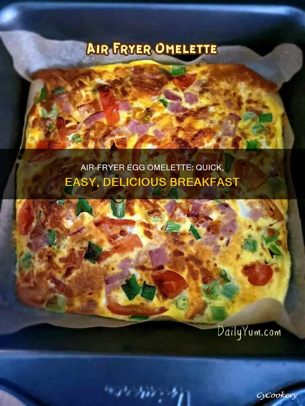 how to cook egg omelette in air fryer