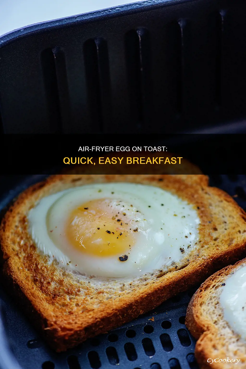 how to cook egg on bread in air fryer