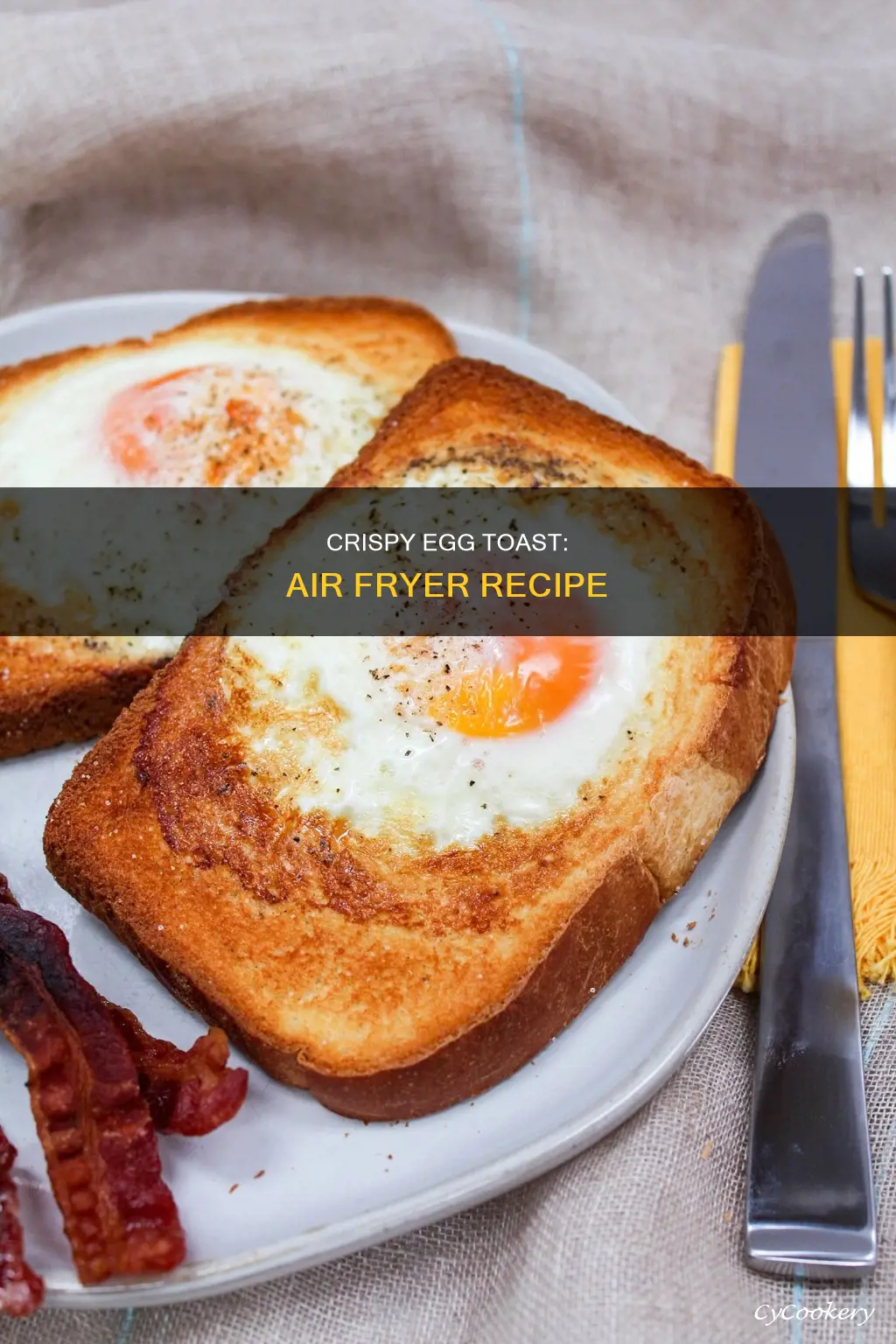 how to cook egg on toast in air fryer