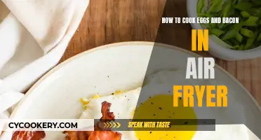 Air-Frying Breakfast: Crispy Eggs and Bacon Perfection