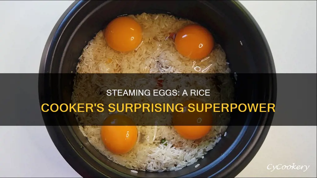 how to cook eggs in a rice steamer