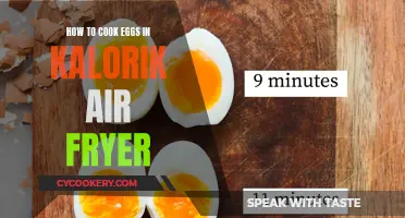 Air Fryer Egg-cellence: Cooking Eggs the Kalorik Way