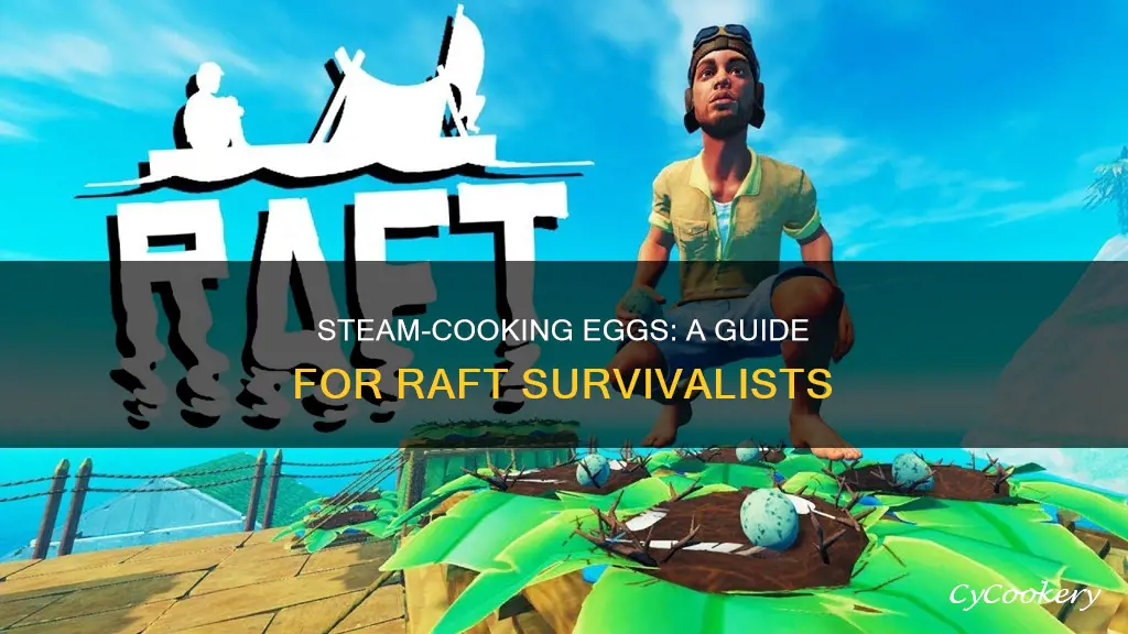 how to cook eggs in raft steam