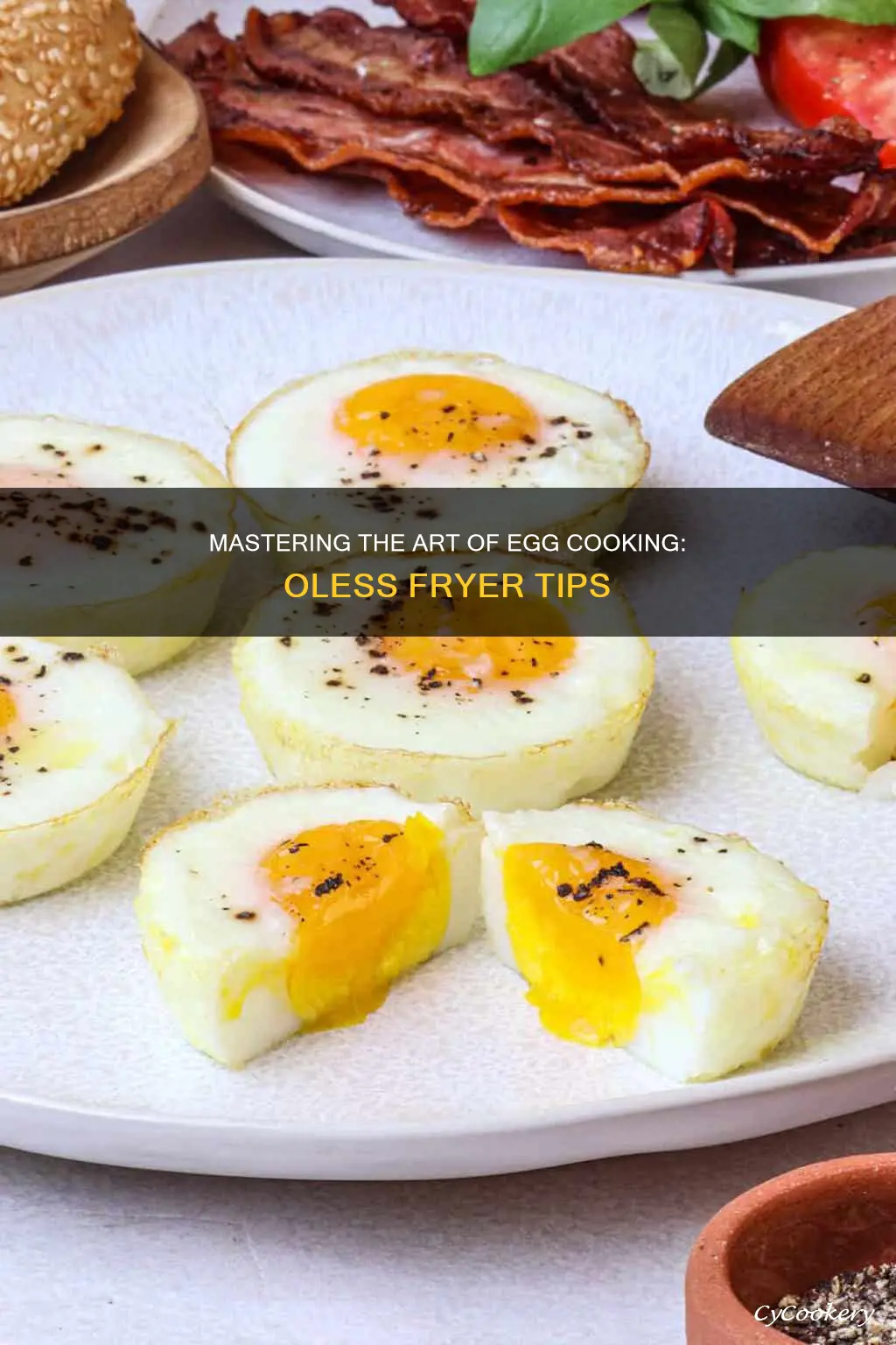 how to cook eggs in the oiless fryer