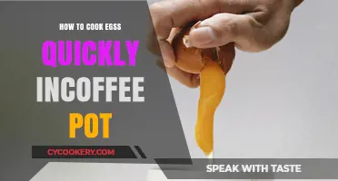Quick Egg Coffee Pot Cooking: A Handy Breakfast Hack