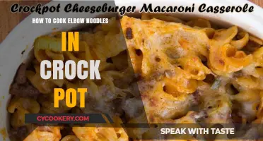 The Perfect Elbow Noodles: Crock-Pot Cooking Guide