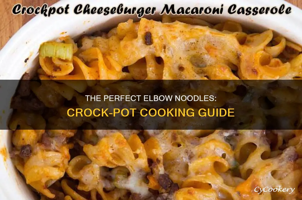 how to cook elbow noodles in crock pot