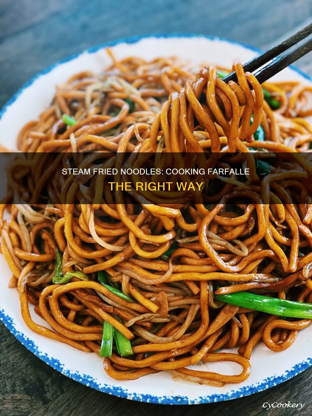 how to cook farkay steam fried noodles