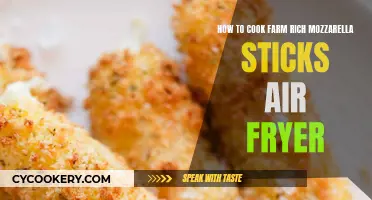 Air Fryer Mozzarella Sticks: Farm Rich, Crispy, Quick!
