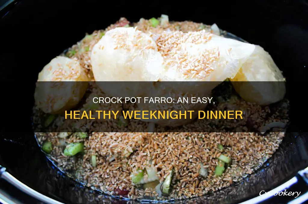 how to cook farro in a crock pot
