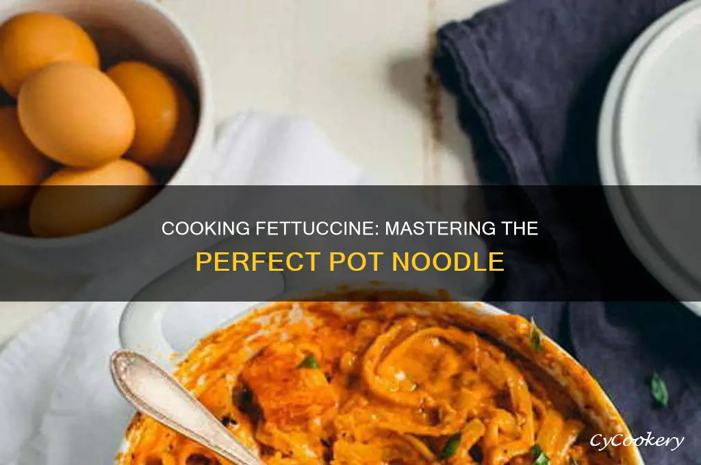 how to cook fettuicine noodles in a pot