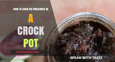 Crock Pot Fig Preserves: A Simple, Slow-Cooked Delight