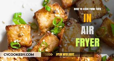 Crispy Tofu Delight: Air Fryer Cooking Mastery