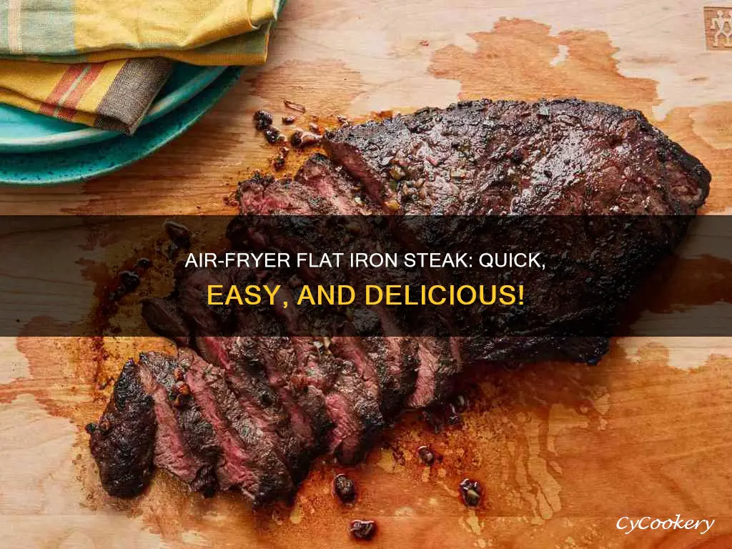 how to cook flat iron steak in an air fryer