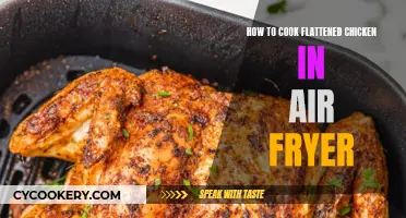 Crispy, Flaky Chicken: Air Fryer Flatten and Fry Mastery