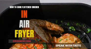 Air-Fryer Flattened Chicken: Quick, Crispy, and Delicious