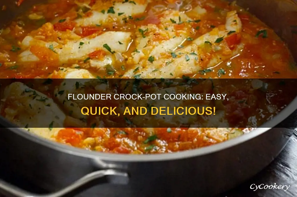 how to cook flounder in a crock pot