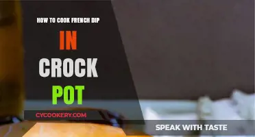 French Dip: Crock Pot Cooking Perfection