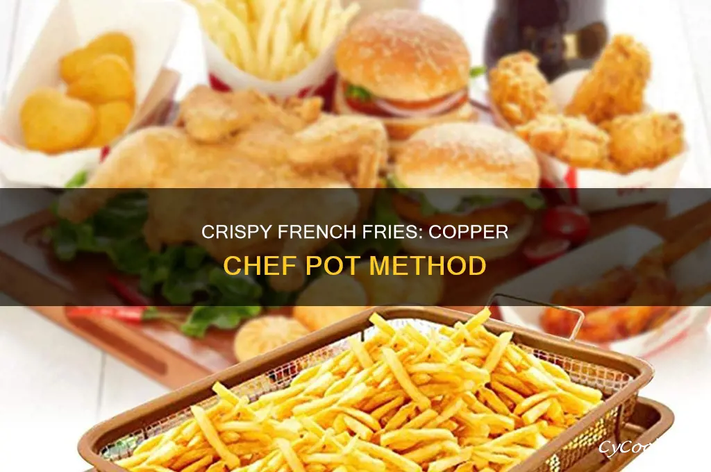 how to cook french fries in a copper chef pot