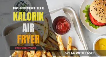 Crispy French Fries: Air Fryer Mastery with Kalorik