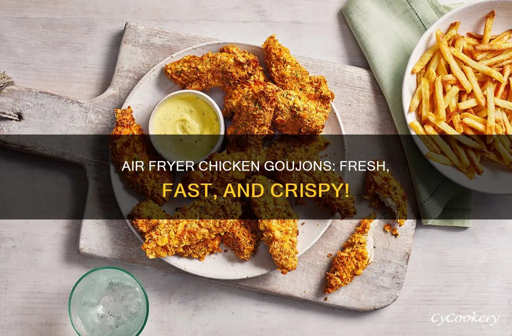how to cook fresh chicken goujons in air fryer