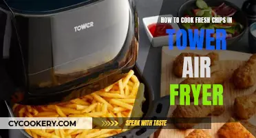 Crispy, Golden Chips: Tower Air Fryer Technique