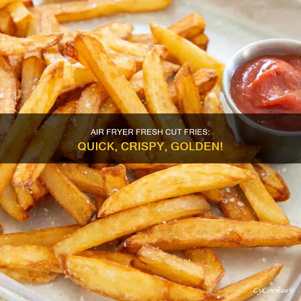 how to cook fresh cut fries in an air fryer