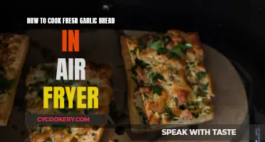 Air-Fried Garlic Bread: Fresh, Quick, and Crispy!