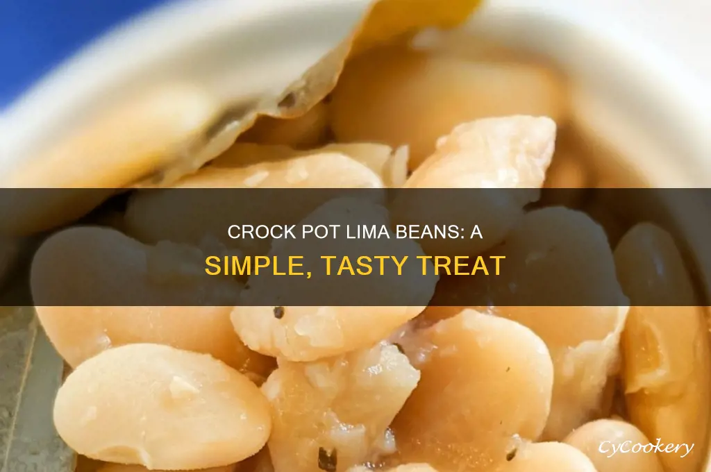 how to cook fresh lima beans in a crock pot