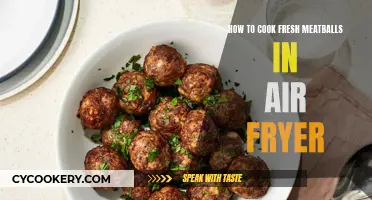 Air-Fryer Fresh Meatballs: Quick, Crispy, and Juicy