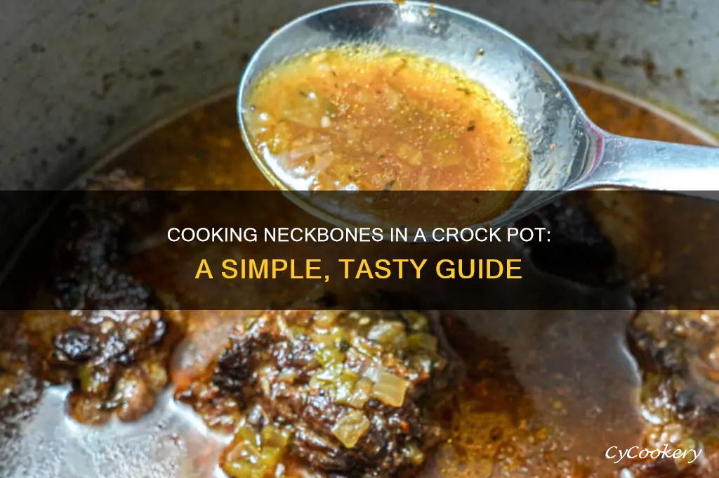 how to cook fresh neckbones in a crock pot