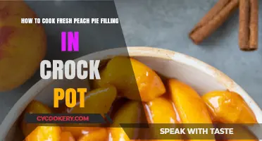 Crock Pot Peach Pie Filling: Easy, Delicious, Homemade