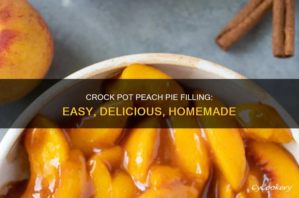 how to cook fresh peach pie filling in crock pot