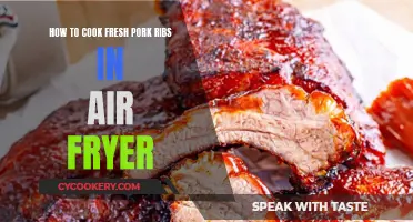 Crispy Air-Fried Pork Ribs: A Quick and Easy Guide