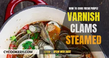 Steaming Purple Clams: A Fresh, Tasty Treat