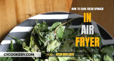 Crispy Spinach Delight: Air Fryer Cooking Made Easy