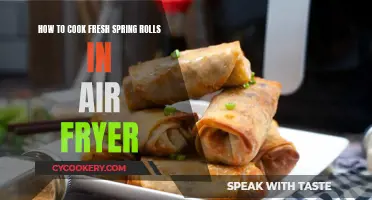 Air-Fryer Spring Rolls: Fresh, Fast, and Fantastic!