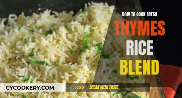 Cooking Thymes Rice Blend: A Simple, Flavorful Guide