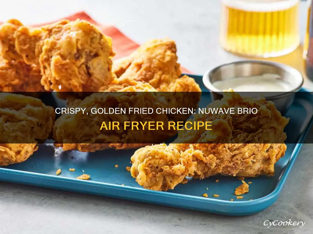 how to cook fried chicken in nuwave brio air fryer