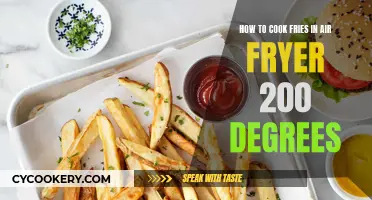 Air Fryer Magic: Perfect Fries at 200 Degrees